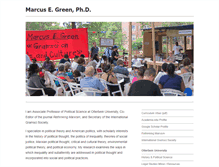 Tablet Screenshot of marcus-e-green.com